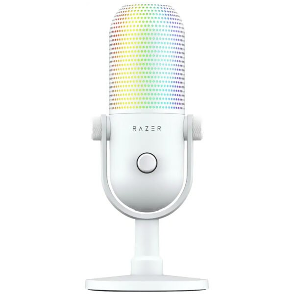 Micrófono Razer Seiren V3 Chroma RGB-Blanco (RZ19-05060200-R3U1)