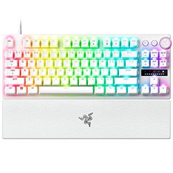Teclado Gamer RAZER Huntsman V3 Pro Tkl 8KHZ Analog Optical USB RGB Inglés-Blanco (RZ03-05521100-R3U1)