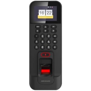 Lector Biométrico Digital Hikvision DS-K1T804AMF-NEGRO