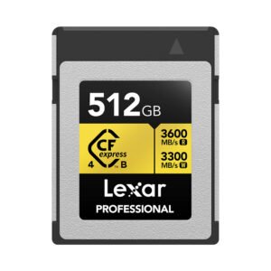Tarjeta de Memoria Cf Express Lexar Professional Type B Gold Series 512GB-LCXEXP4512G-RNENG