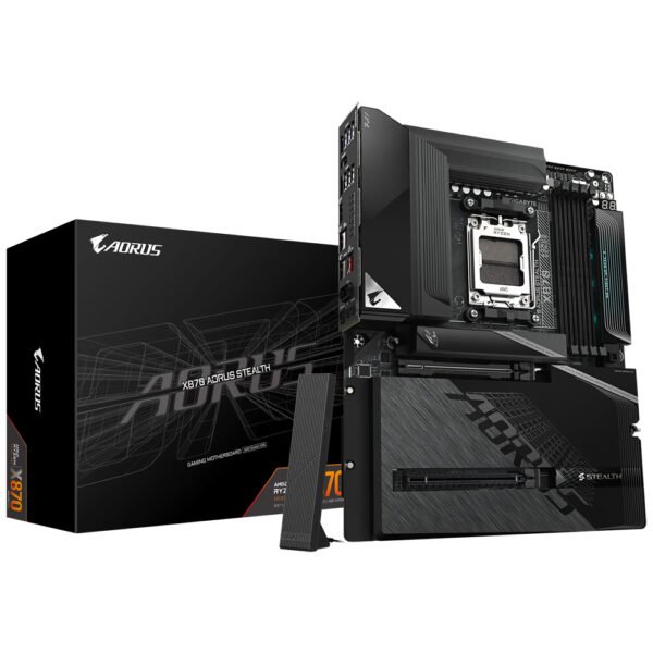 Placa Madre GIGABYTE X870 Aorus Stealth Socket AM5 DDR5