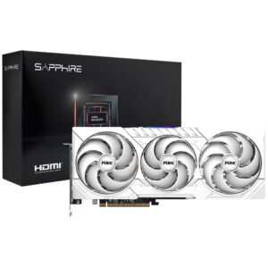 Tarjeta Gráfica SAPPHIRE Gaming Pure OC 16 GB Radeon RX 9070XT GDDR6-BLANCO (11348-02CPO)
