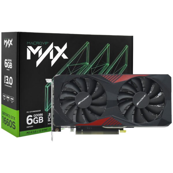 Tarjeta Gráfica Macrovip Max 12 GB GeForce RTX 3060 GDDR6-MV-RTX 306012GD6