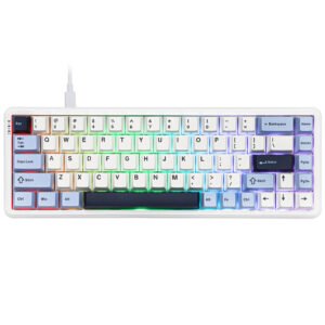 Teclado Gamer Magnético Ajazz AK680 Max Nacodexx Mini USB RGB Inglés-Azul (984716)