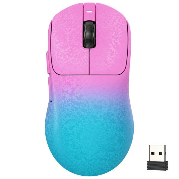 Mouse Gamer Ajazz AJ199 Nacodexx Wireless - Rosa / Azul (989315)