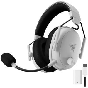 Auricular Con Micrófono Gamer Razer Blackshark V3 Pro ANC Esports Inalámbrico Blanco (RZ04-05400200-R3U1)