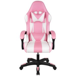 Silla Gamer Panther Level LVS-165 Rosa / Blanco