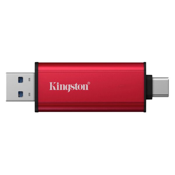 SSD Externo KINGSTON 512GB Dual Portátil USB-C/USB 3.2-NEGRO/ROJO (SPSD/512GB)