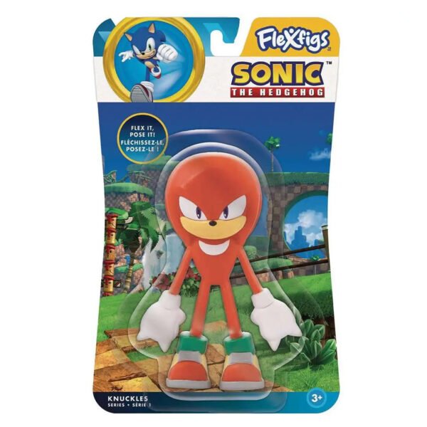 Figura Flexfigs Sonic The Hedgehog 5"-Knuckles (2235)
