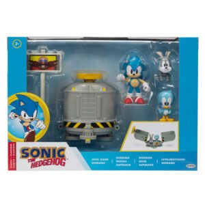 MuÑeco Jakks Sonic The Hedgehog - Level Clear Diorama (8868)