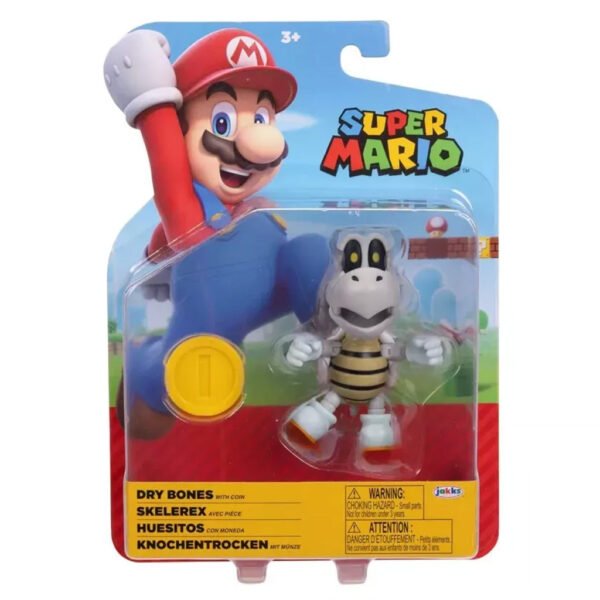 Figura Jakks Super Mario 4"-Dry Bones (7847)