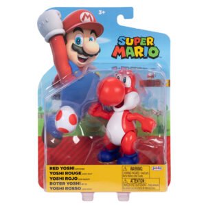 Figura Jakks Super Mario 4"-Red Yoshi (42163)