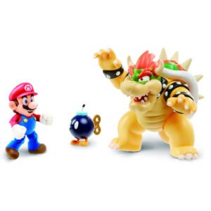 Figura Jakks Super Mario - Mario Vs Bowser Diorama Set (5124)