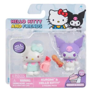 Figura Jazwares Hello Kitty And Friends - Kuromi & Hello Kitty (51638)