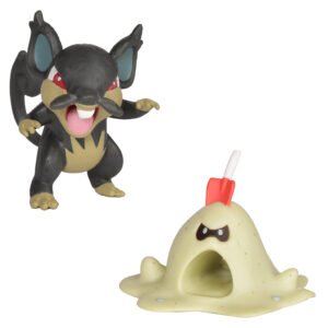 Figura Jazwares PokÉmon 3"-Alolan Rattata & Sandygast (50039)