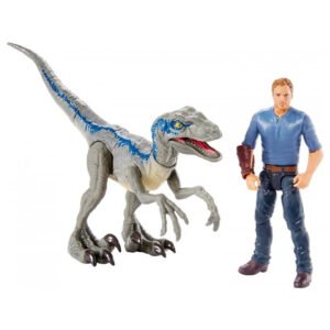 Figura Jurassic World - Velociraptor Blue Vs Owen Fmm49