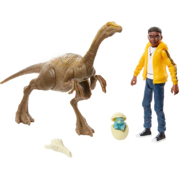 MuÑeco Mattel Jurassic World Camp Cretaceous Dino Escape - Darius & Gallimimus
