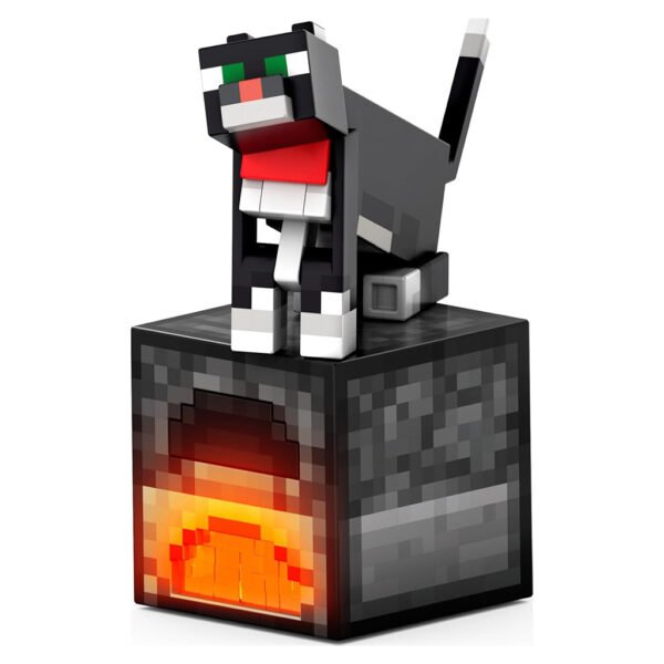 Figura Mattel Minecraft Diamond Level - Tuxedo Cat (3875)