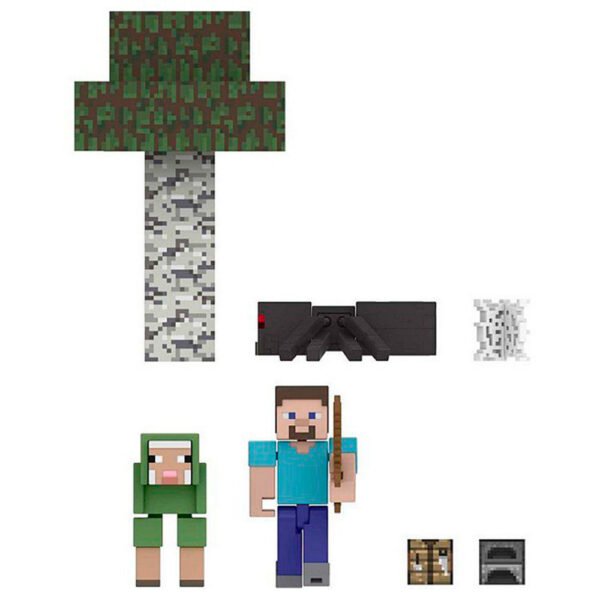 Figura Mattel Minecraft - Noob First Day Story (pack)
