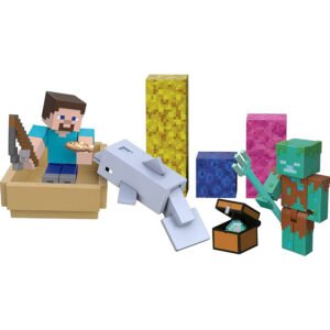 MuÑeco Mattel Minecraft - Treasure Hunt Story (pack)