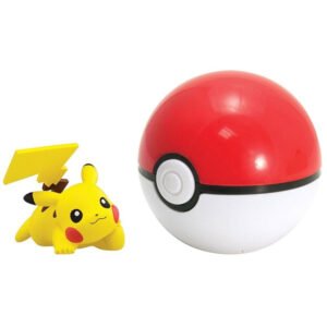 Figura Tomy Pokemon Pikachu + Pokebola T19102