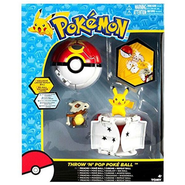 Figura Tomy Pokemon Throw Poke Ball Pikachu 19145