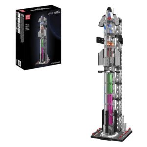 Juguete de Construcion Mould King – Chrome Starship Launch Tower 21077