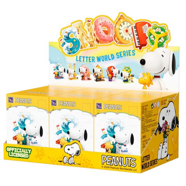 Juguete de Armar Pantasy Blocks Snoopy Letter World Blind Box (86912)