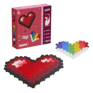 Juguete de Armar Plus Plus Puzzle By Number 250 Pcs - Hearts (2513)