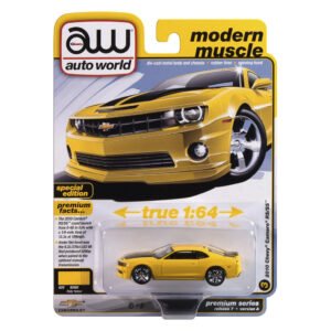 Carrito Auto World: Modern MUSCLE-2010 Chevy Camaro Rs/ss – Escala 1/64