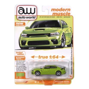 Carrito Auto World: Modern MUSCLE-2023 Dodge Charger R/t Scat Pack – Escala 1/64