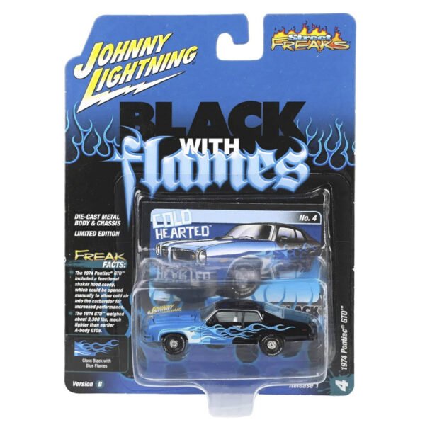 Auto En Miniatura Johnny LIGHTNING-1974 Pontiac Gto Escala 1/64 (jlsf027b)