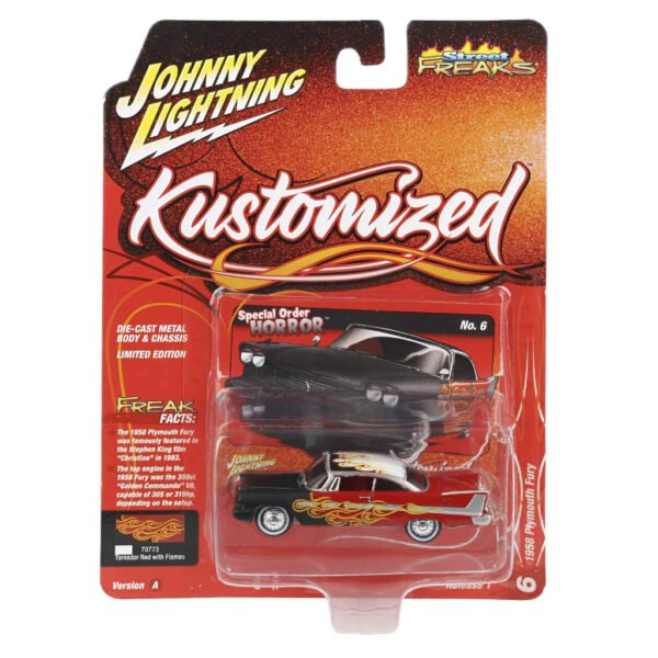 Coche En Miniatura Johnny Lightning Kustomized - Plymouth Fury 1958 Escala 1/64 (jlsf027b)