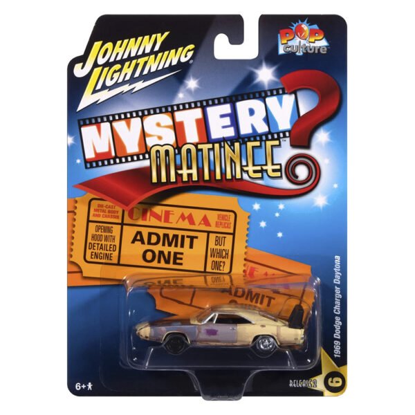 Carrinho Johnny LIGHTNING-1969 Dodge Charger Daytona - Escala 1/64