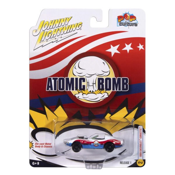 Auto En Miniatura Johnny Lightning Atomic BOMB-1969 Chevrolet Corvette - Escala 1/64 (jlpc016)