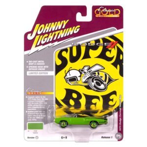 Carrito Johnny Lightning Classic Gold COLLECTION-1970 Dodge Coronet Super Bee - Escala 1/64
