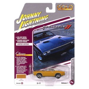 Carrito Johnny Lightning Classic Gold COLLECTION-1971 Dodge Challenger R/t - Escala 1/64