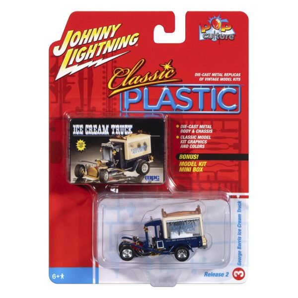 Carrinho Johnny Lightning Classic Plastic - George Barris Ice Cream Truck (jlpc015)
