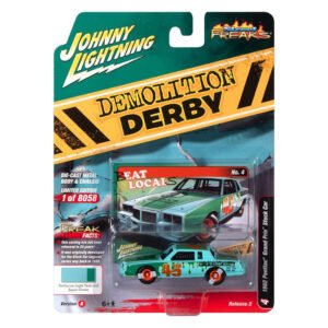 Auto En Miniatura Johnny Lightning Demolition DERBY-1982 Pontiac Grand Prix Stock Car - Escala 1/64 (jlsf024a)