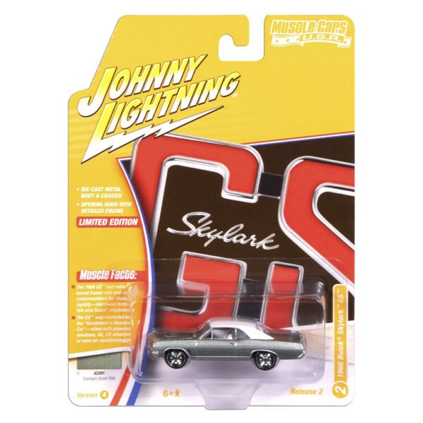 Carrito Johnny Lightning Muscle CARS-1966 Buick Skylark Gs - Escala 1/64