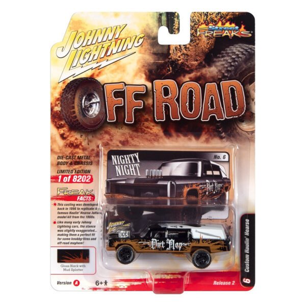 Auto En Miniatura Johnny Lightning Off Road - Custom Haulin Hearse - Escala 1/64 (jlsf024a)
