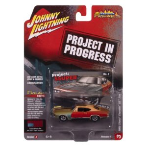 Carrito Johnny Lightning Project In PROGRESS-1968 Chevy Chevelle Ss 396-ESCALA 1/64