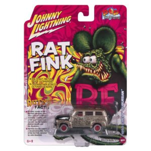 Auto En Miniatura Johnny Lightning Rat PINK-1950 Chevy Suburban - Escala 1/64 (jlpc014/06786)