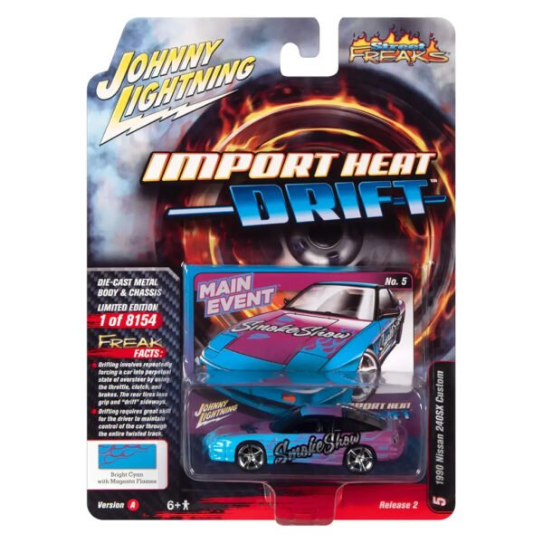 Carrito Johnny Lightning Street FREAKS-1990 Nissan 240sx Custom - Escala 1/64