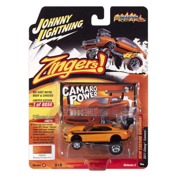 Carrito Johnny Lightning Street FREAKS-2011 Chevy Camaro - Escala 1/64