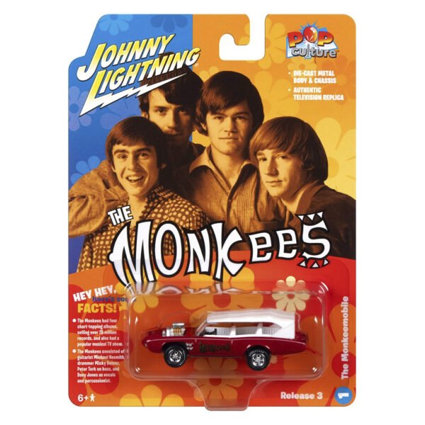 Carrinho Johnny Lightning: The Monkees - Monkeemobile (jldr018)