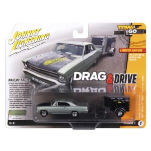 Auto En Miniatura Johnny Lightning Tow & Go - David Armentrout 1967 Chevrolet Ii Nova - Escala 1/64