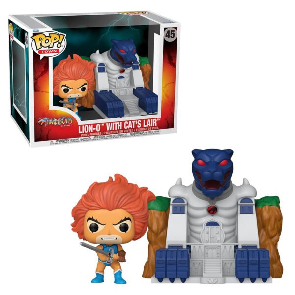 Funko Pop Town Thundercats Classic - Lion-o With Cat's Lair 45