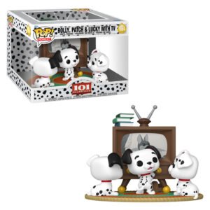 Funko Pop Moment 101 Dalmatians - Rolly, Patch & Lucky With Tv 1664