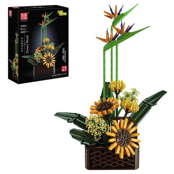 Juguete de ConstrucciÓn Mould King - Birds Of Paradise Flower #10024-1608 Piezas